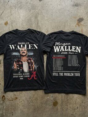 Morgan Wallen Alabama 2026 Tour Tee Vintage Country Concert Shirt Y2K